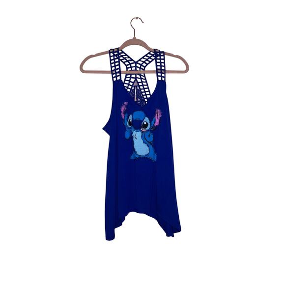 Disney stitch tank top size large juniors - Picture 1 of 5